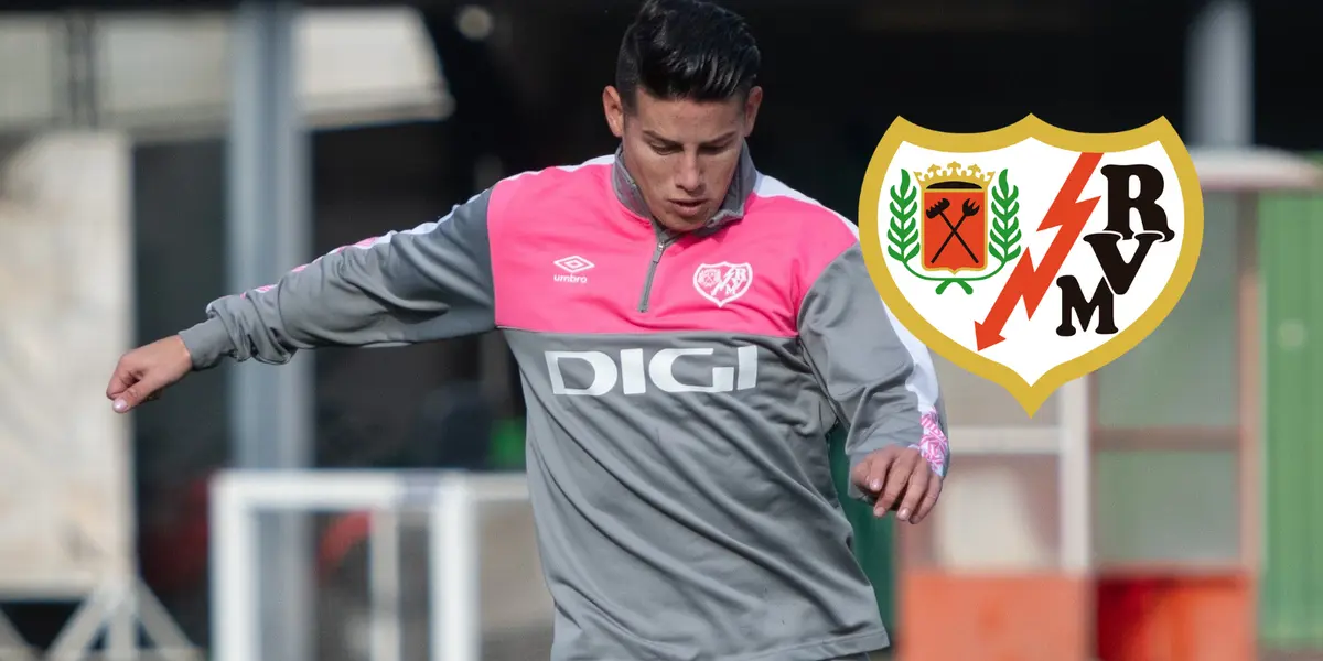 James Rodríguez Foto: Rayo Vallecano y Escudoteca