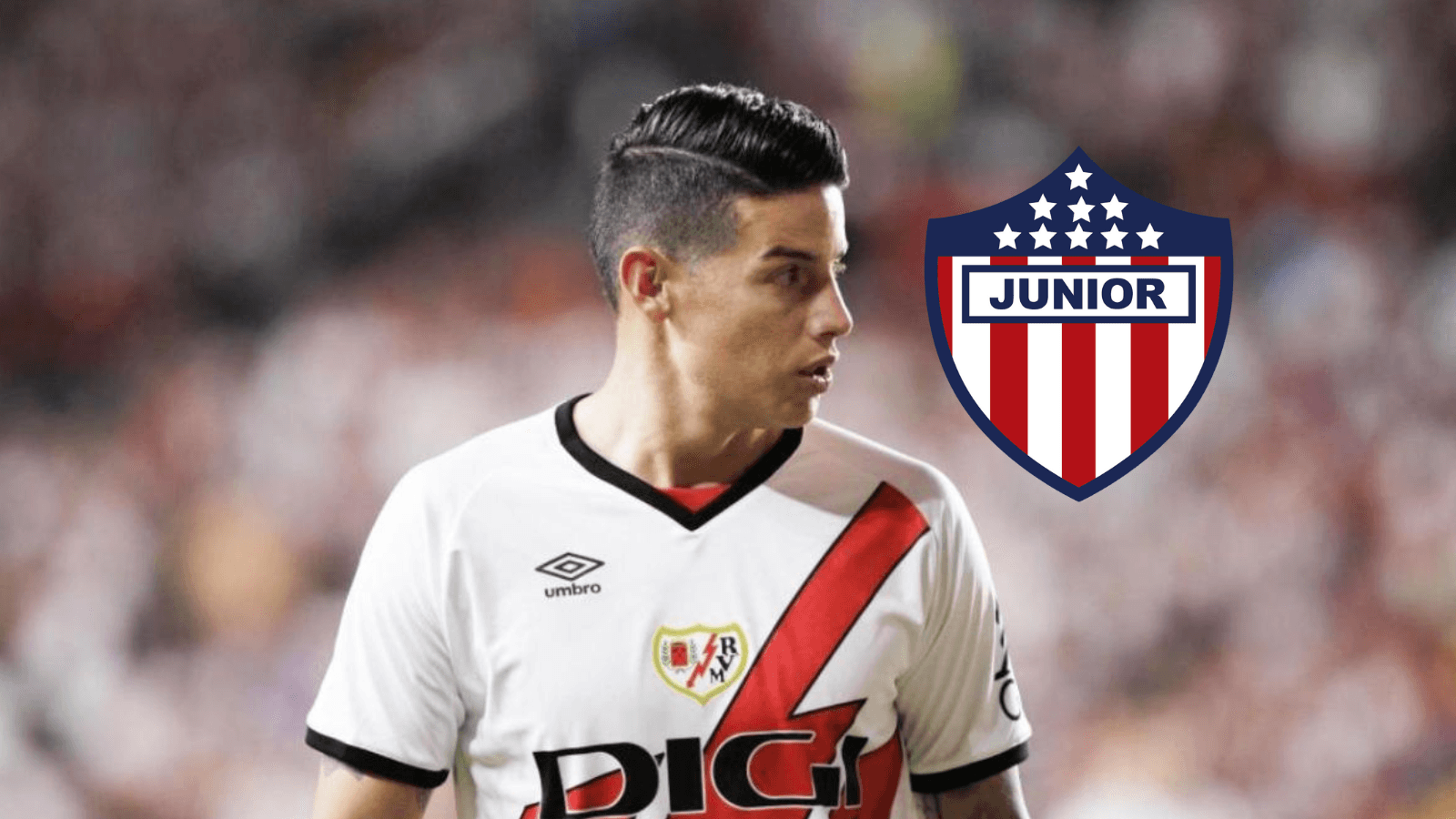James Rodríguez Foto: Rayo Vallecano y Escudoteca