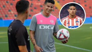 James Rodríguez Foto: Rayo Vallecano y Grok