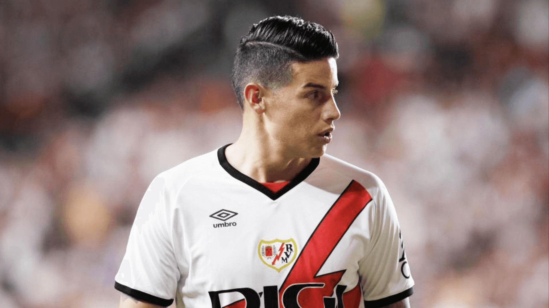 James Rodríguez. Foto: redes de Rayo Vallecano.