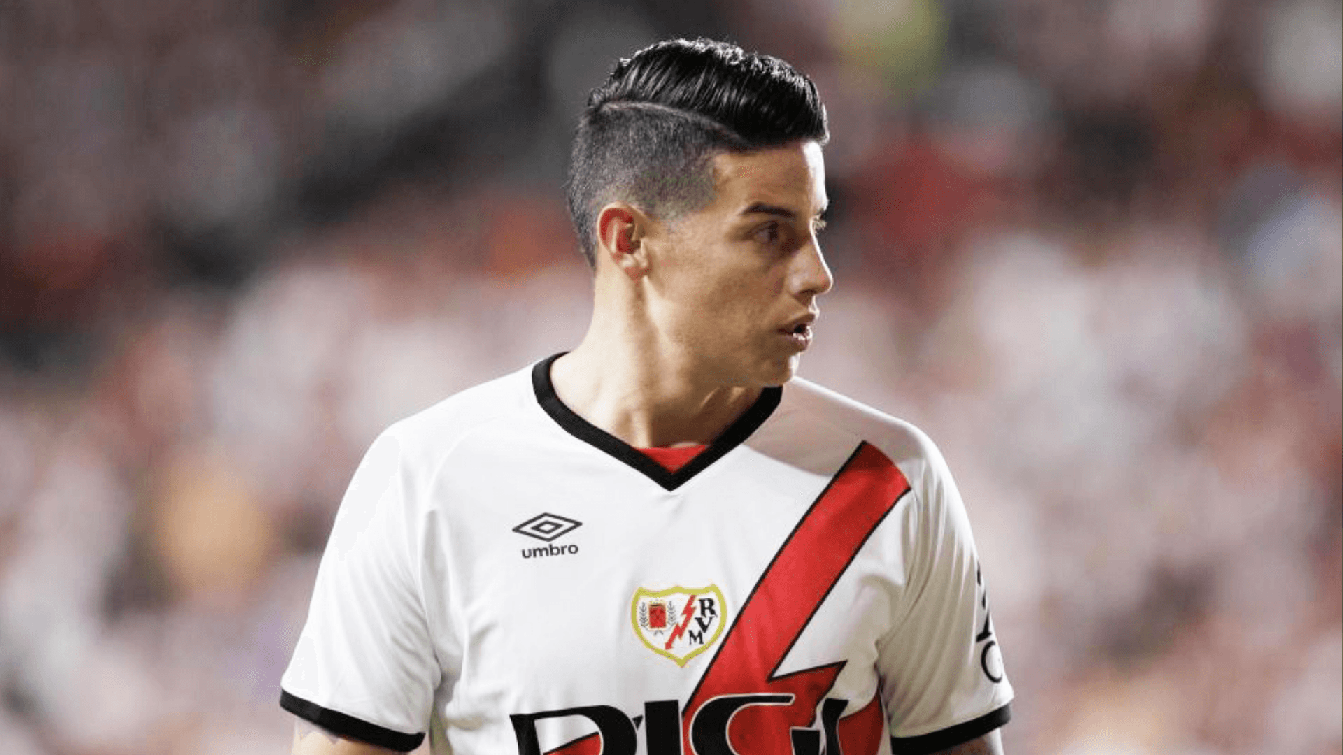James Rodríguez. Foto: redes de Rayo Vallecano.