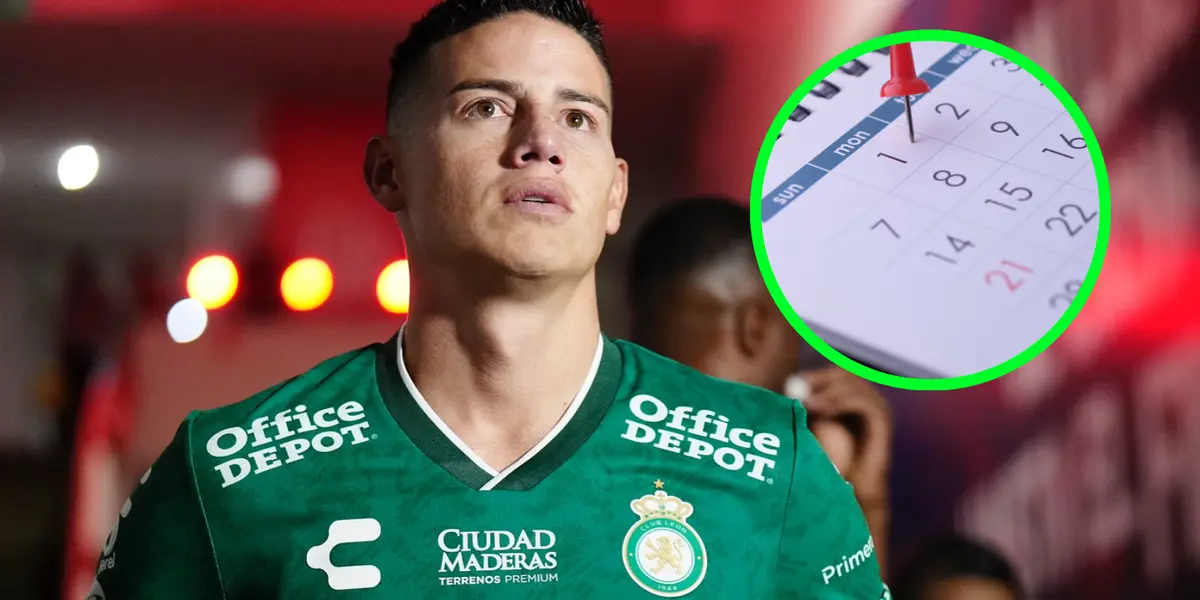 James Rodríguez Foto: Redes sociale de James Rodríguez y Pexels