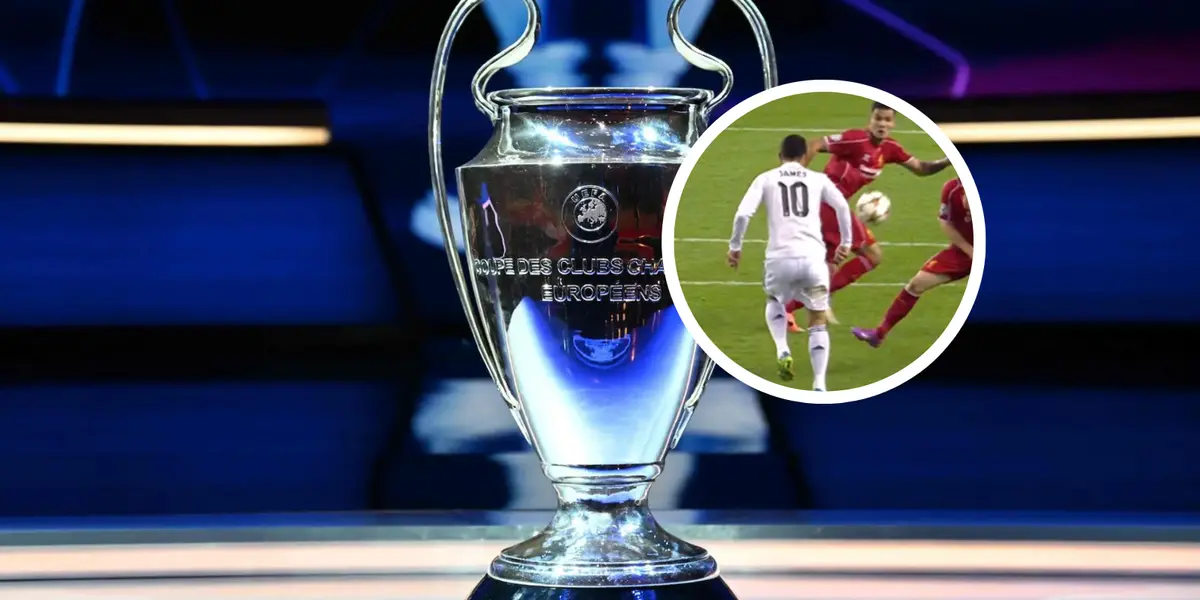 James Rodríguez Foto: UEFA y Captura de X