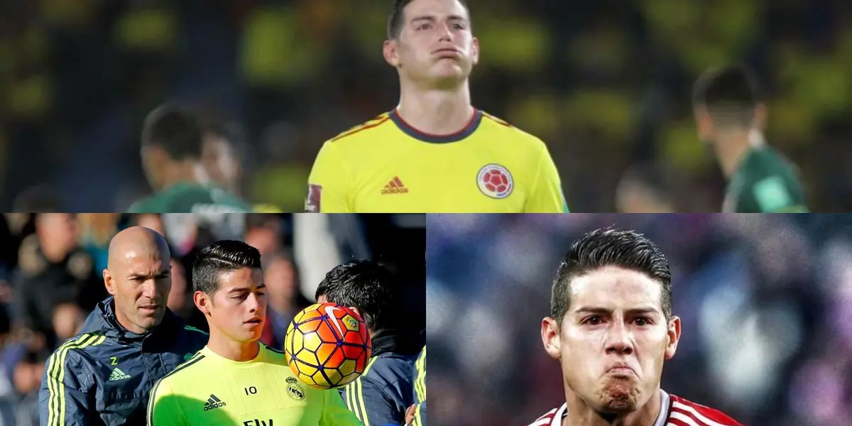 James Rodríguez generó comentarios por unos raros comportamientos en su último juego en Grecia.