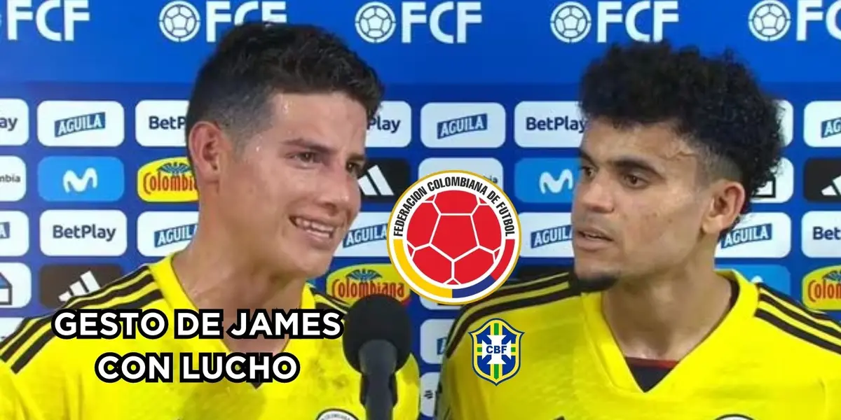 James Rodríguez con grandes detalles con Luis Díaz.