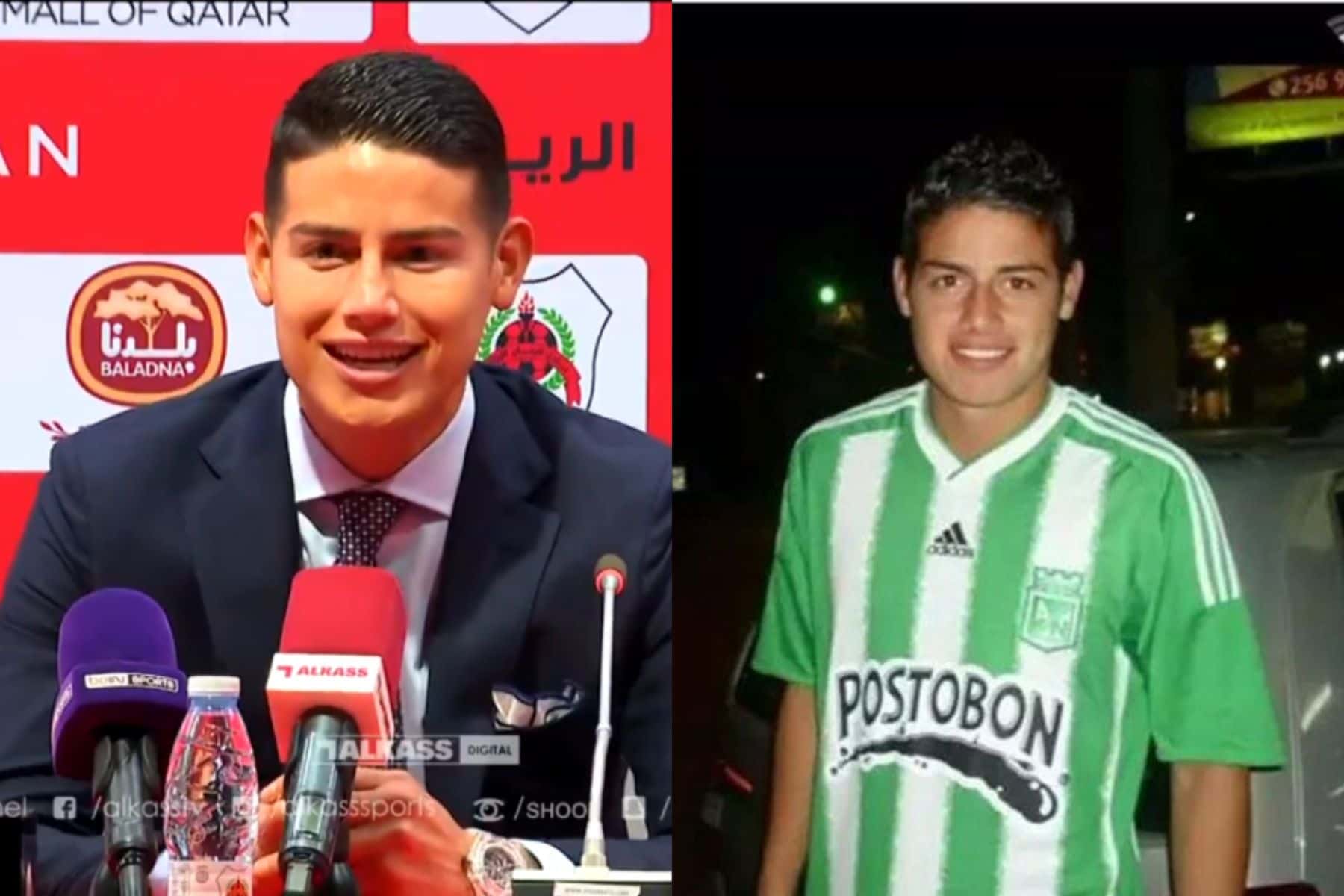 James Rodríguez habló de su futuro y respondió una pregunta que le hicieron sobre Atlético Nacional.