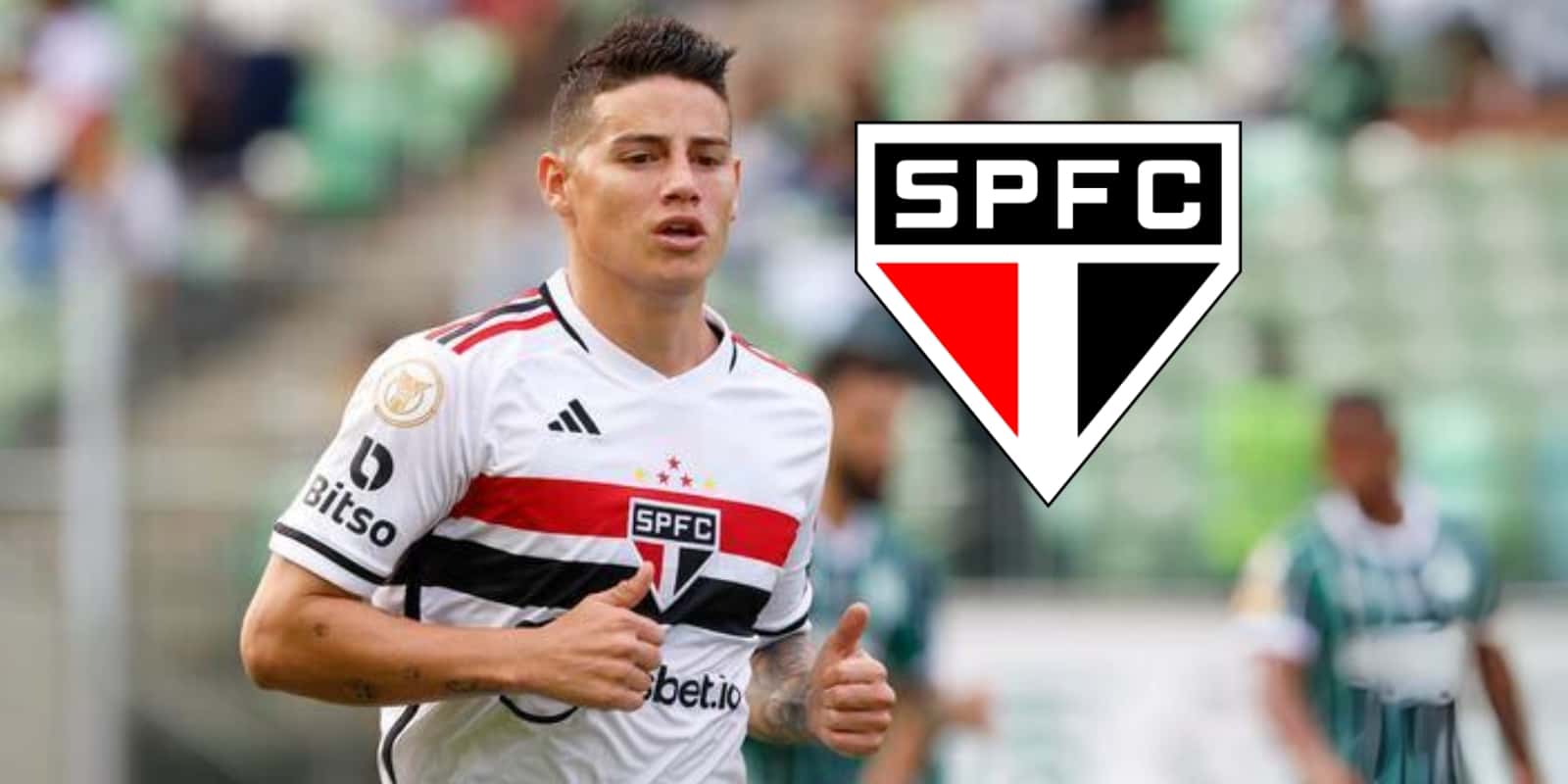James Rodríguez jugando con el São Paulo