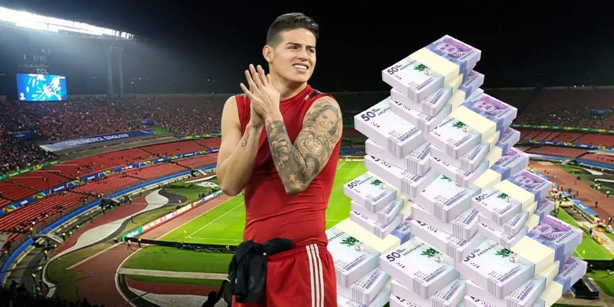 James Rodríguez ahora jugaría en el  São Paulo de Brasil y se reveló como quedará su sueldo mensual.