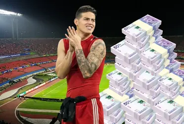 James Rodríguez ahora jugaría en el  São Paulo de Brasil y se reveló como quedará su sueldo mensual.