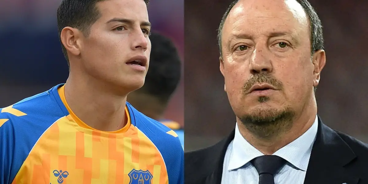 James Rodríguez desde la distancia ha demostrado que él no era el problema en el Everton, sino Rafael Benítez.