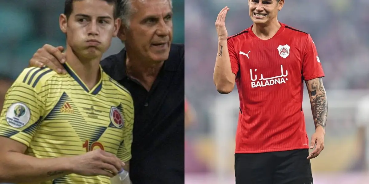 James Rodríguez no la pasa nada bien en Qatar y le podrían hacer el cajón en Argentina.