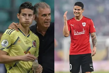 James Rodríguez no la pasa nada bien en Qatar y le podrían hacer el cajón en Argentina.