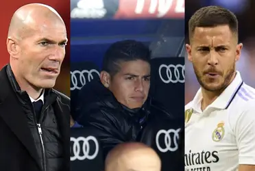 James Rodríguez no la pasó bien con Zinedine Zidane en el Real Madrid, ahora Eden Hazard le lanza un golpe bajo a los españoles.