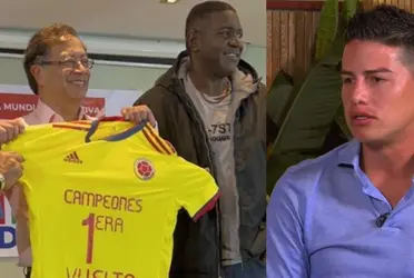 James Rodríguez le dio un sablazo al presidente Gustavo Petro