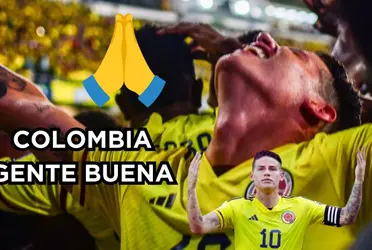 James Rodríguez le mandó un emotivo mensaje a toda Colombia.