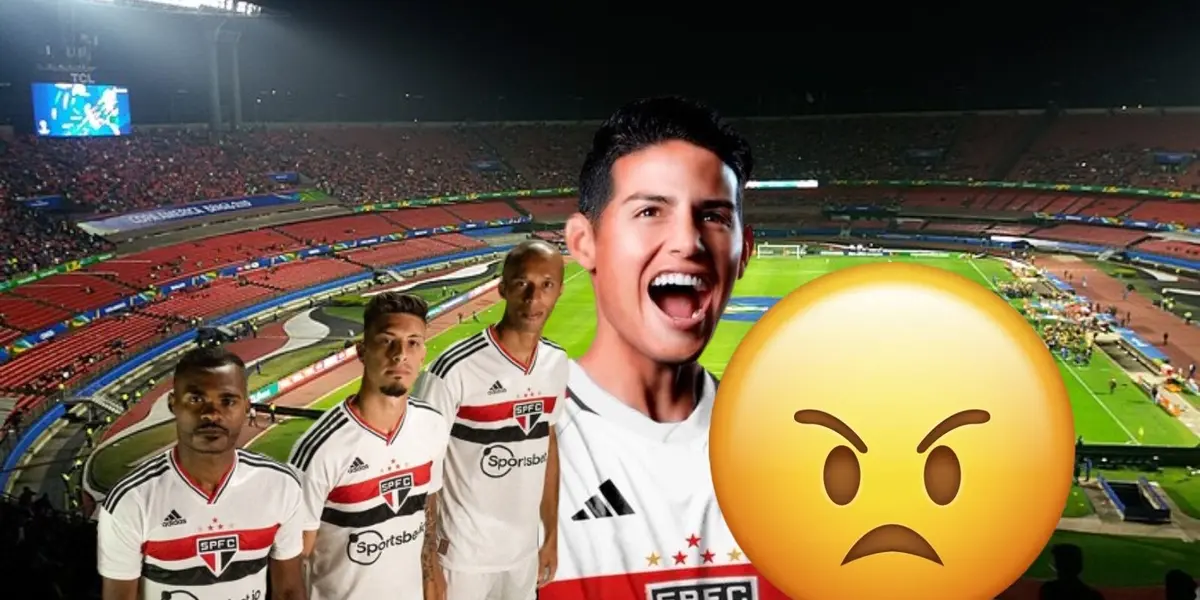 James Rodríguez le quitaría el puesto a un jugador del São Paulo de Brasil.