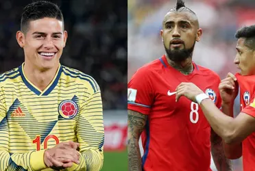 James Rodríguez mete miedo en la selección chilena y mira lo que hizo que ha provocado la reacción masiva del cuadro de la Estrella Solitaria