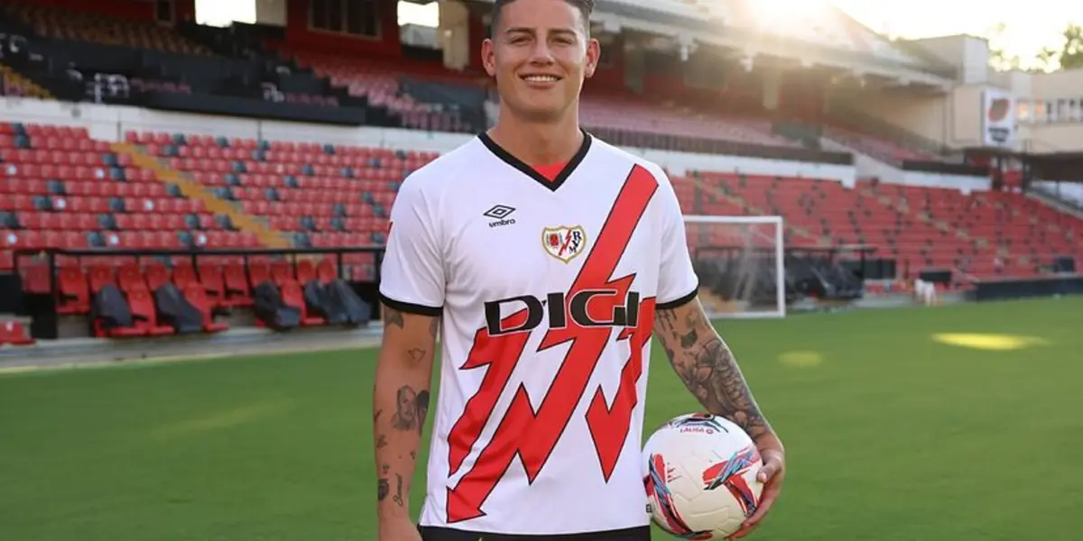 James Rodríguez no estaría pasando por un buen momento en el Rayo Vallecano. Foto: Instagram