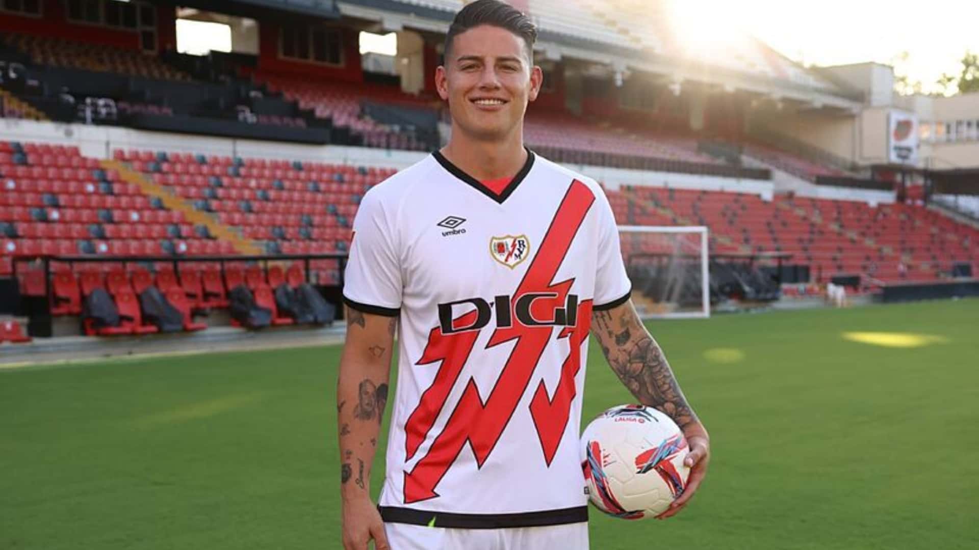 James Rodríguez no estaría pasando por un buen momento en el Rayo Vallecano. Foto: Instagram