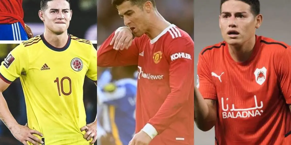 James Rodríguez pasa por una mala situación en el fútbol y ese problema del cucuteño ha alcanzado a su amigo Cristiano Ronaldo.