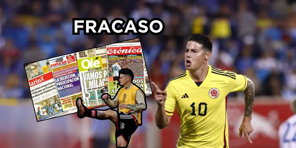 James Rodríguez pende de un hilo en el Sao Paulo de Brasil.