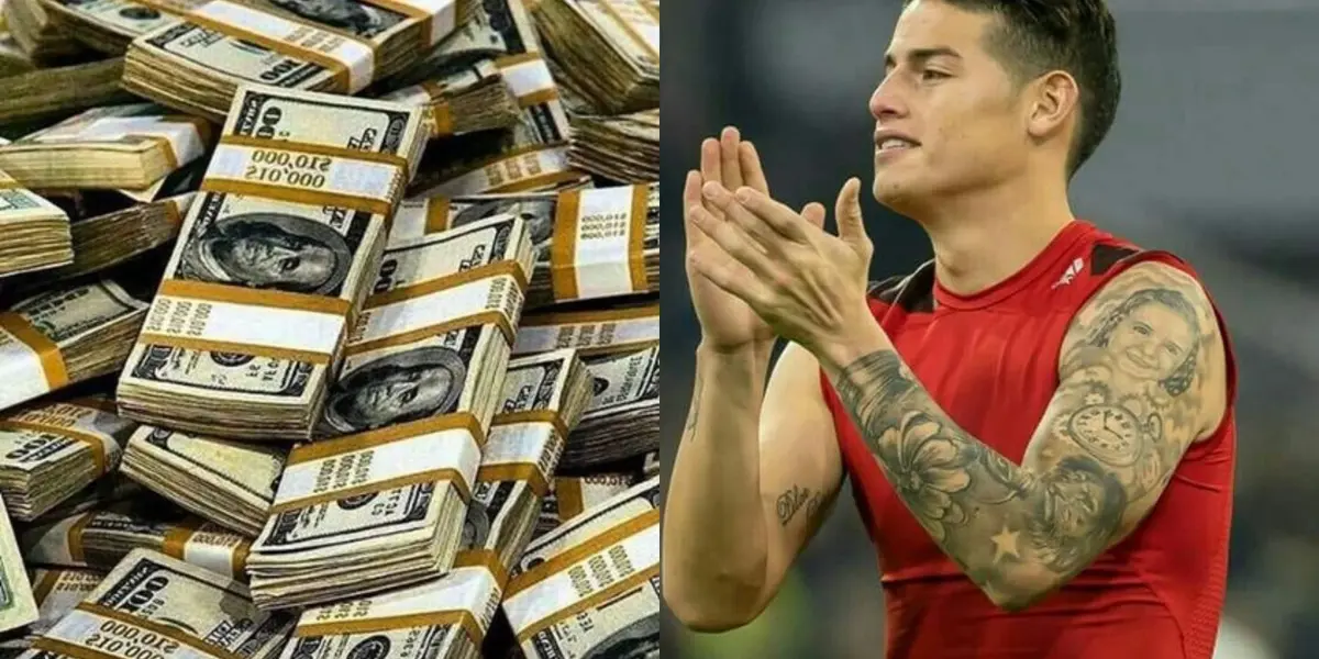 James Rodríguez en pocos años ha tenido una devaluación de su valor de mercado de manera insólita.