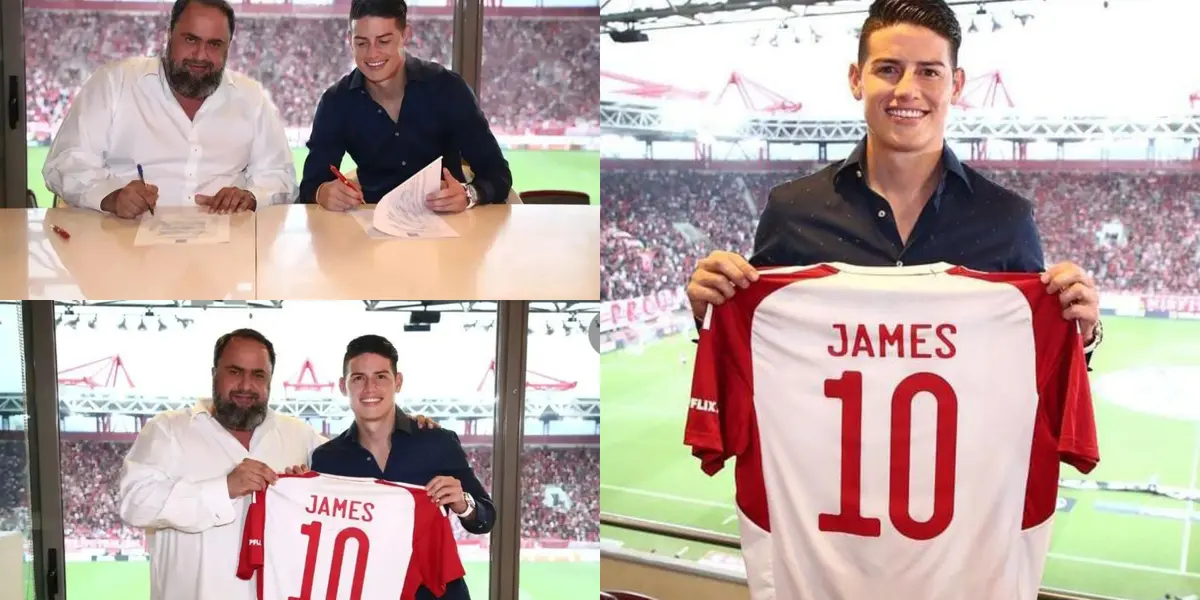 James Rodríguez para poder llegar al Olympiacos fue ayudado por un personaje clave.