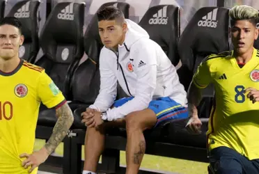 James Rodríguez podría estar en el banco de suplentes ante Brasil  