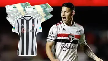 James Rodríguez podría irse a jugar al Besiktas de Turquía.