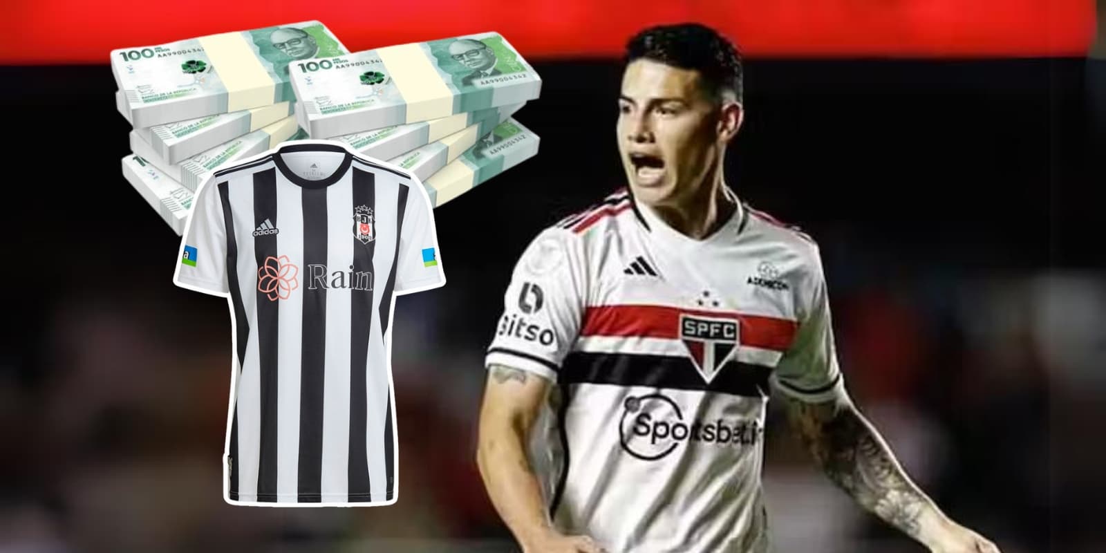 James Rodríguez podría irse a jugar al Besiktas de Turquía.