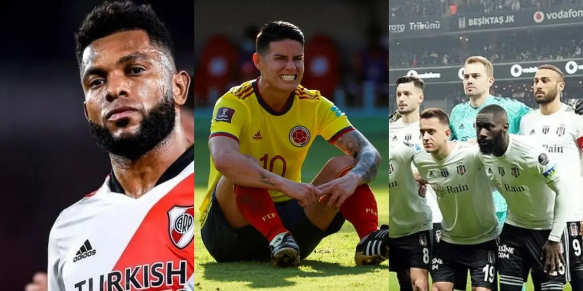 James Rodríguez podría irse a jugar con el Besiktas de Turquía.