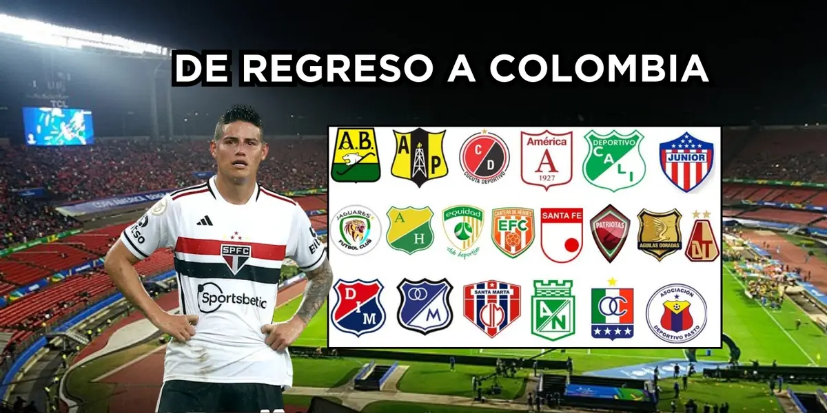 James Rodríguez podría salir del Sao Paulo de Brasil.