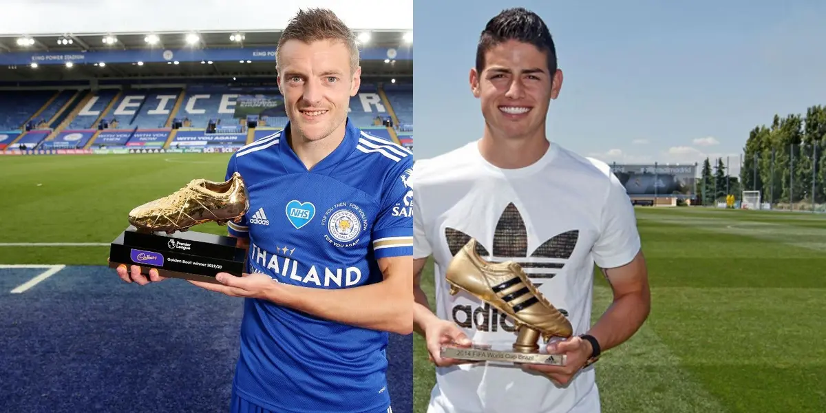 James Rodríguez podría ser compañero de equipo de Jamie Vardy.