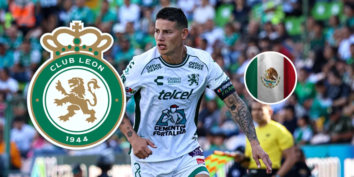 James Rodríguez pone en vilo a todos en León, esta es la razón Foto: Pexels, Escudoteca y James Rodríguez