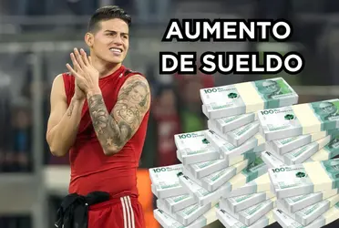 James Rodríguez recibirá un aumento de sueldo en el Sao Paulo de Brasil.