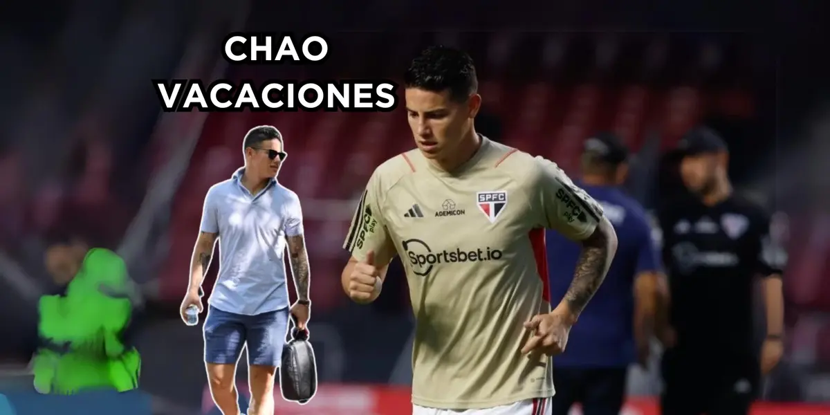 James Rodríguez regresó al Sao Paulo y tuvo una peculiar recepción.