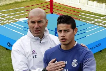 James Rodríguez reveló algo de forma inesperada en lo que fue su relación con Zinedine Zidane en el Real Madrid.