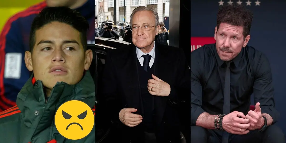 James Rodríguez reveló la mala jugada que le hizo el Real Madrid y donde también se afectó Diego Simeone.