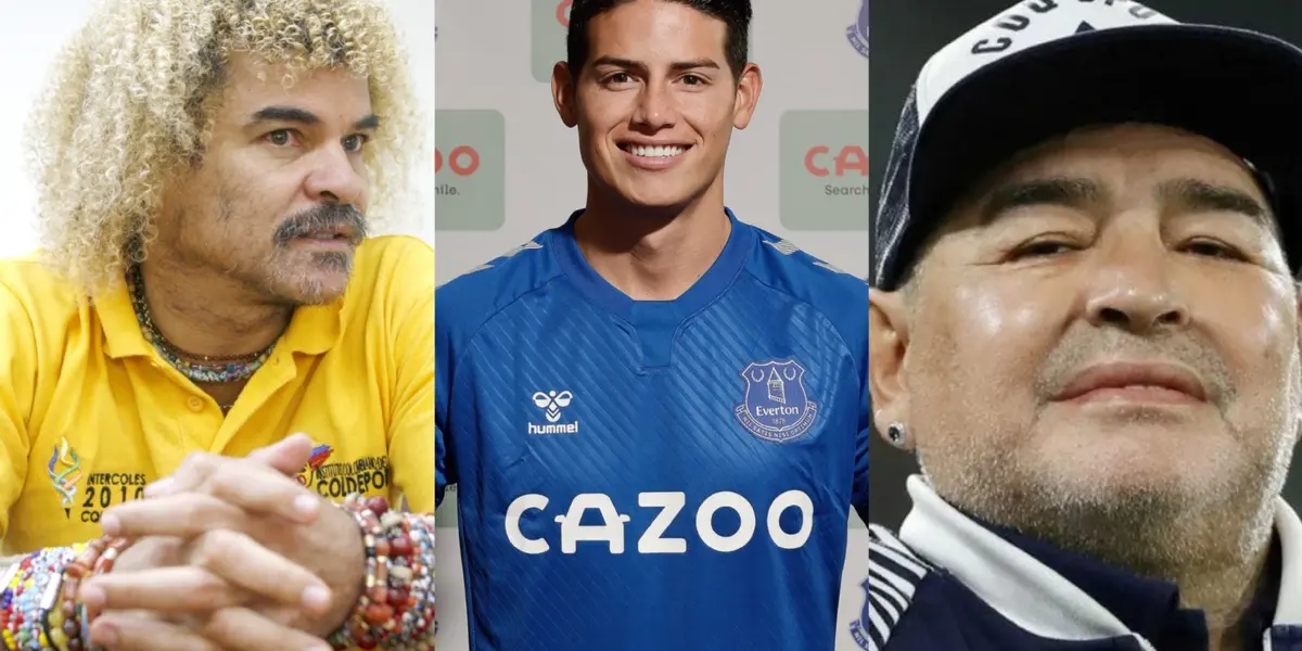 James Rodríguez reveló las 3 cosas que más le gustaron a Diego Maradona cuando lo vio jugar.