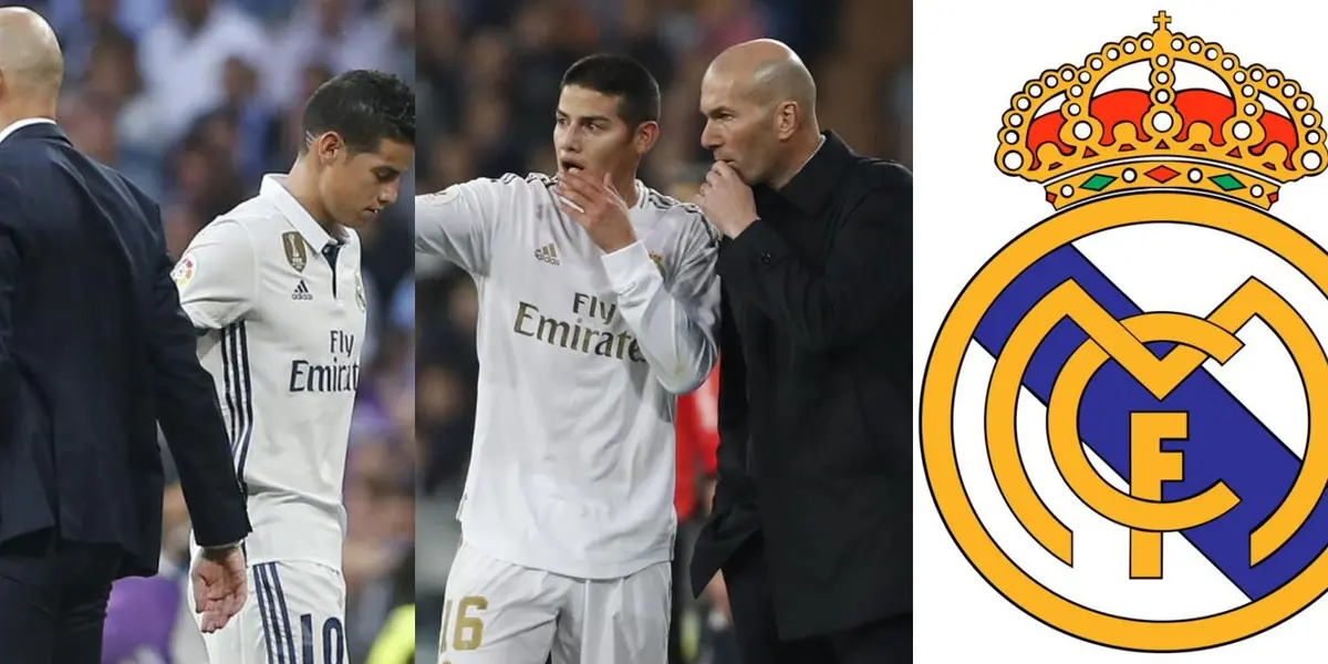 James Rodríguez rompió el silencio revelando l que pasó verdaderamente con Zidane