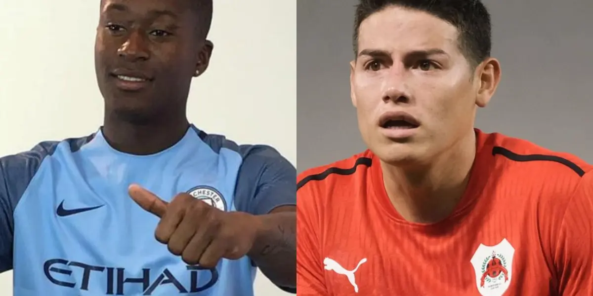 James Rodríguez se juntó con Marlos Moreno y otros jugadores colombianos.