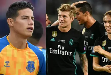 James Rodríguez se lució en el clásico ante Liverpool y así fue como les demostró a Kroos y Modrid que juega más que ellos en un clásico