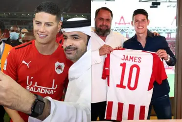 James Rodríguez se podría marchar del Olympiacos de Grecia.