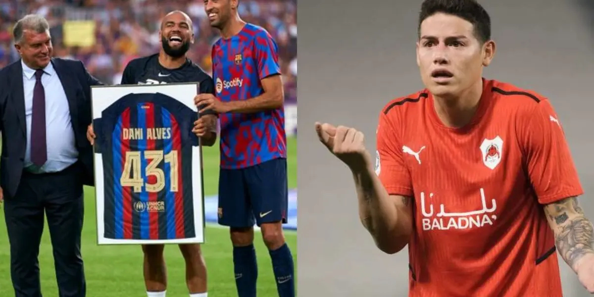 James Rodríguez sigue con muchas incógnitas en Qatar y en paralelo debería aprender de lo que hacen jugadores como Dani Alves.