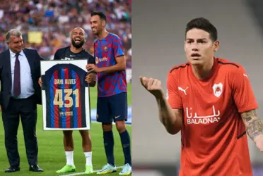 James Rodríguez sigue con muchas incógnitas en Qatar y en paralelo debería aprender de lo que hacen jugadores como Dani Alves.