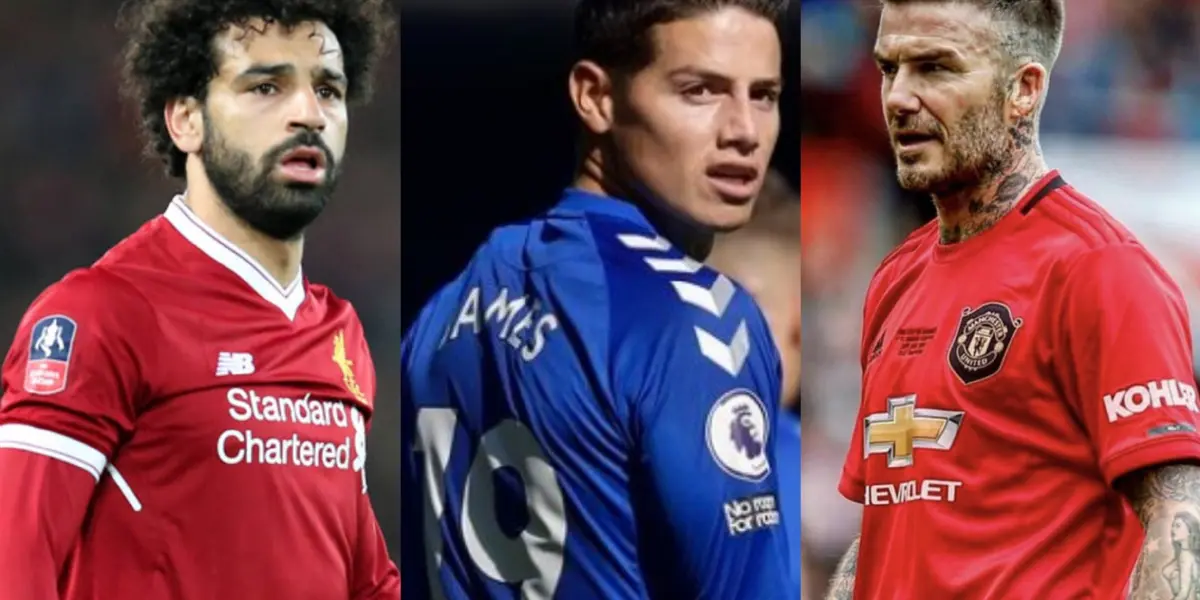 James Rodríguez sigue siendo una tendencia en Inglaterra y ahora lo comparan con quienes son considerados los mejores jugadores de la Premier League como Salah