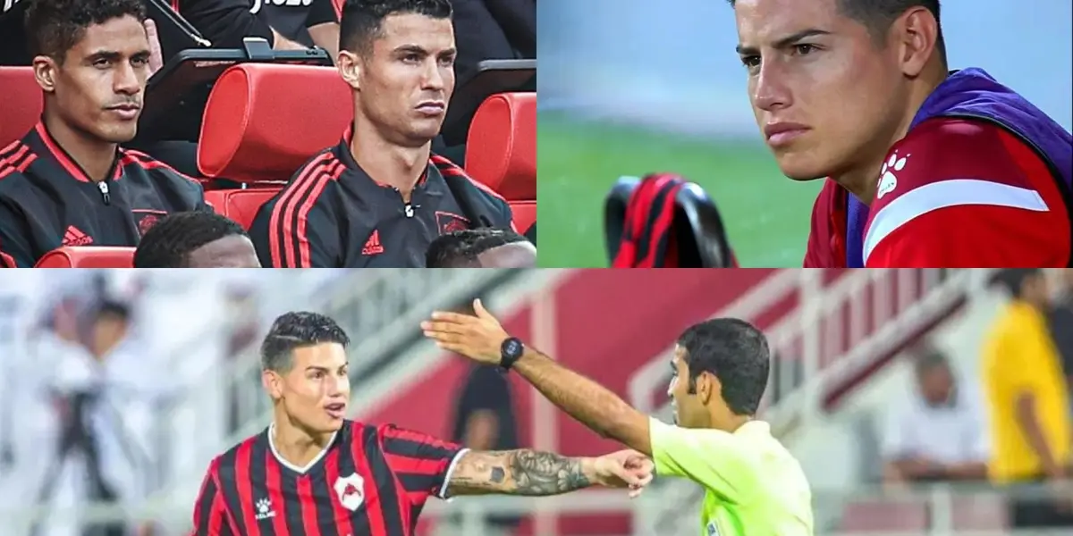 James Rodríguez sufrió un impresionante abucheo en Qatar, algo que no le ha pasado ni a Cristiano Ronaldo en el Manchester United.