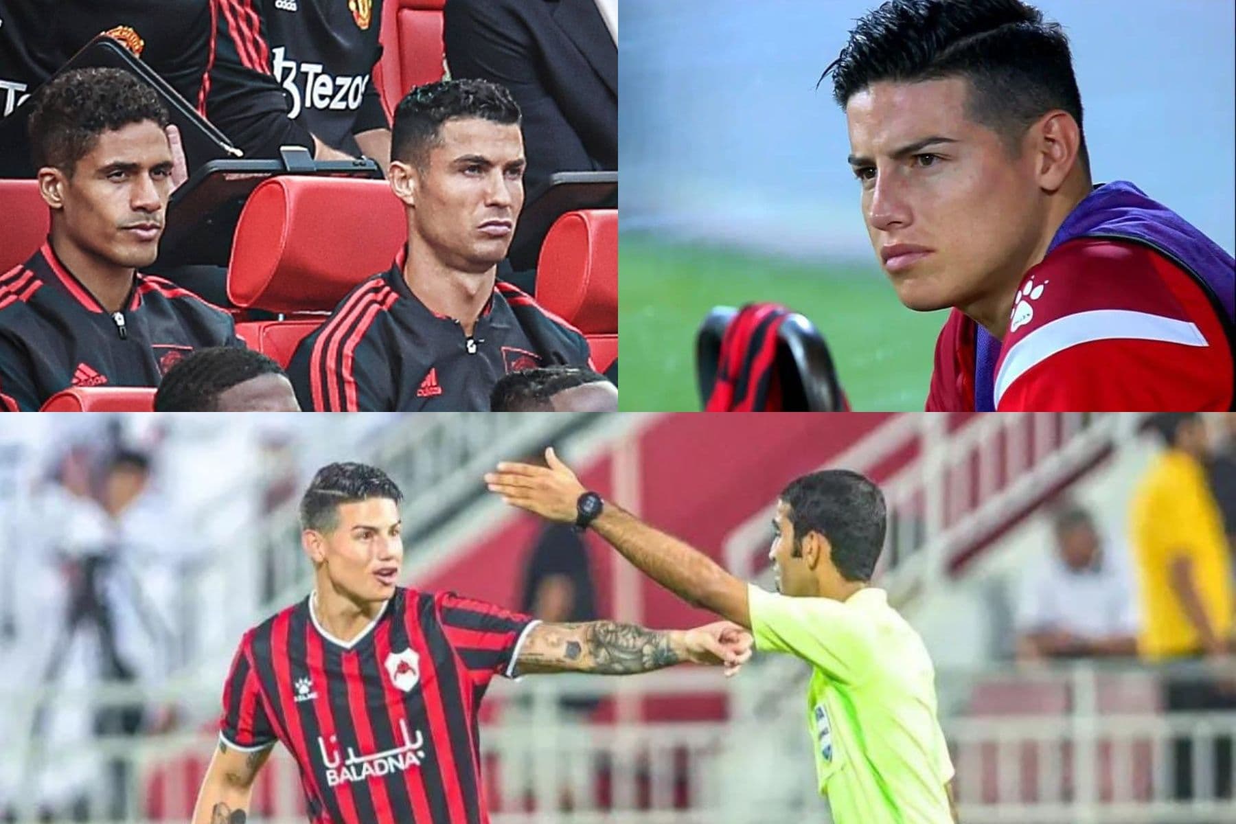 James Rodríguez sufrió un impresionante abucheo en Qatar, algo que no le ha pasado ni a Cristiano Ronaldo en el Manchester United.