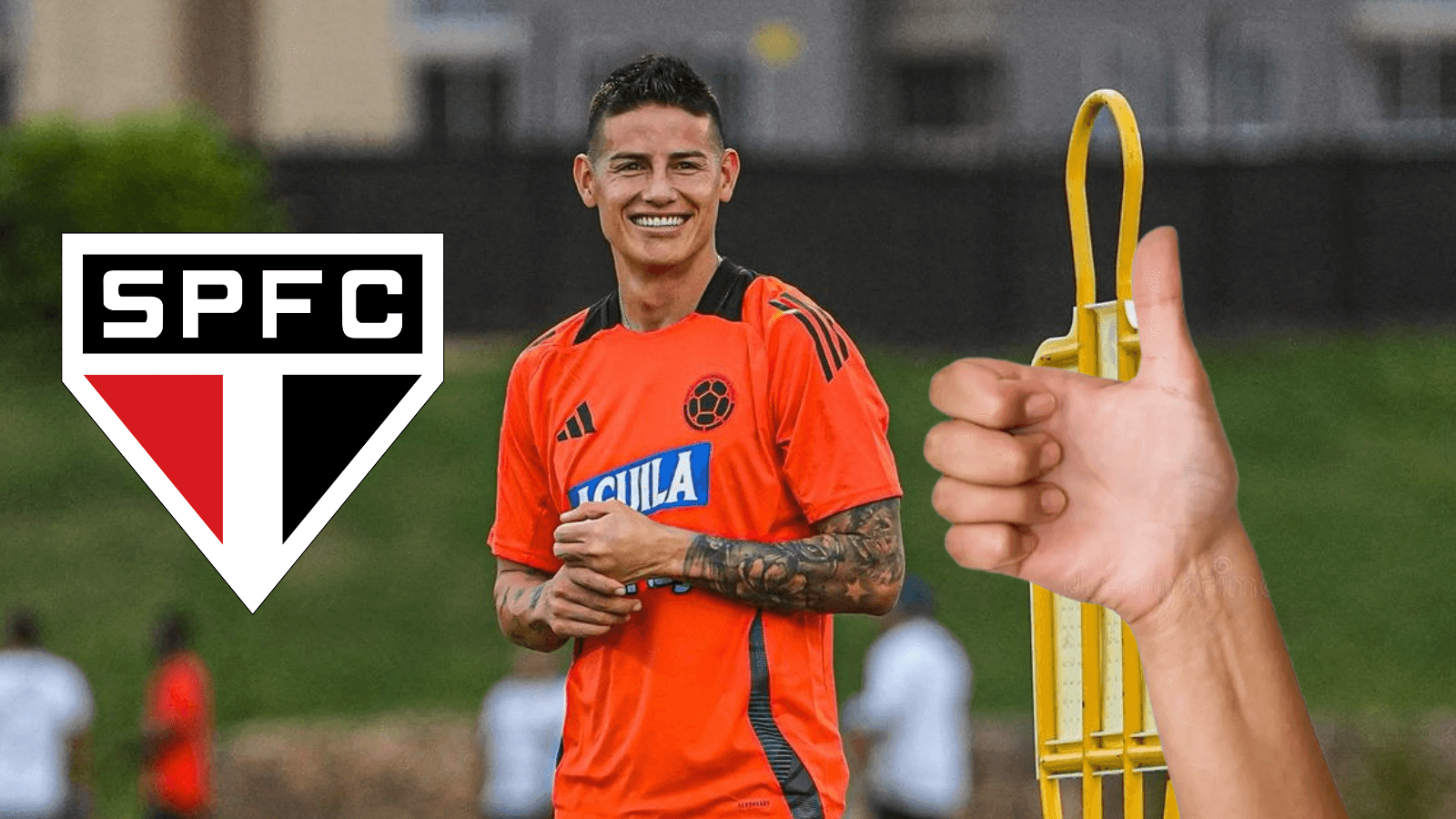 James Rodríguez tiene planes y el cambio de club que podría llegarle Foto: James Rodríguez, Pexels y Escudoteca