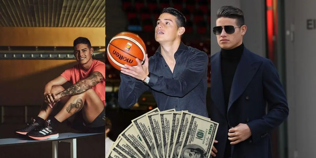 James Rodríguez tiene una astronómica fortuna que podría desconcertar a cualquier jugador de fútbol.